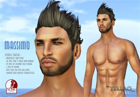 Second Life Marketplace Massimo Avatar By Tellaq
