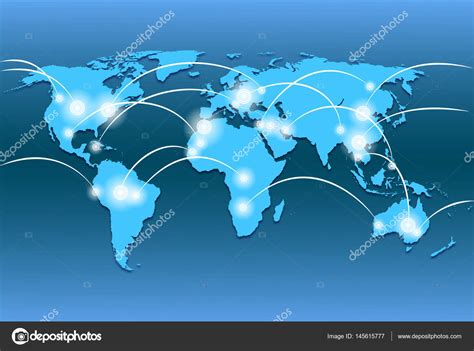 World Map And World Wide Web Stock Photo By ©mizar219842 145615777