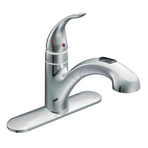 As the #1 faucet brand in north america, moen offers a diverse selection of thoughtfully designed kitchen and bath faucets, showerheads, accessories, bath safety products, garbage disposals and kitchen sinks for. 67315SRS,C Moen Integra Pull Out Single Handle Kitchen ...