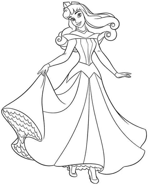 Printable Coloring Pages Of Aurora Coloring Home