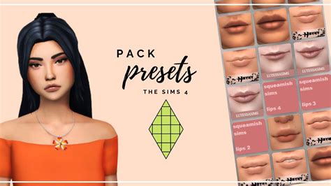 Pack Presets The Sims 4 Youtube
