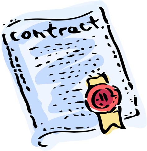 Contract clipart legal contract, Contract legal contract ...