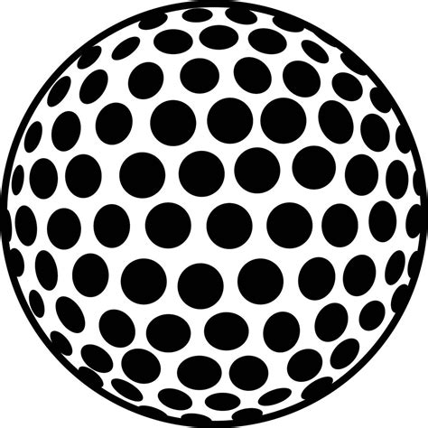 Golfball Ai Eps Jpg Png and Svg Clipart Vinyl Stencil - Etsy