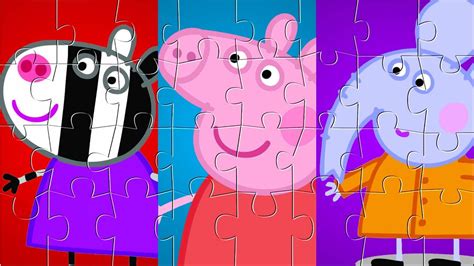Peppa Pig With Friends Puzzle Games For Kids Rompecabezas De Peppa