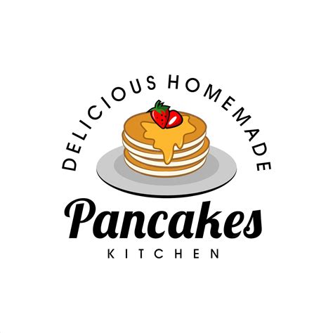 Premium Vector Pancakes Logo Design Bakery Vector Icon