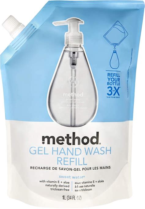 Method Gel Hand Soap Refill Sweet Water 34 Oz 1 Pack