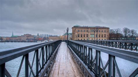 Urban Bridges Stockholm Sweden Landscape Photography Hd Wallpaper