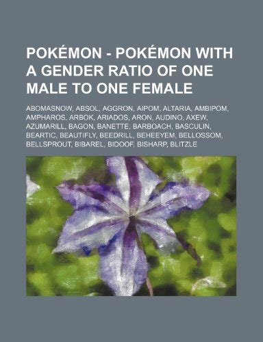 Pokemon Pokemon With A Gender Ratio Of One Male To One Female
