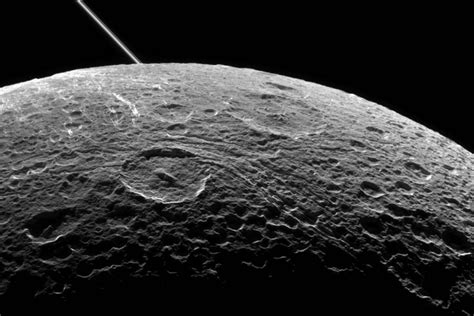 Cassinis Stunning Views Of Saturns Moon Dione Luxel Corporation