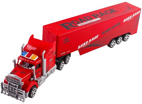 Buy Vokodo Toy Semi Truck Trailer 23 Friction Hauler Transporter Truck