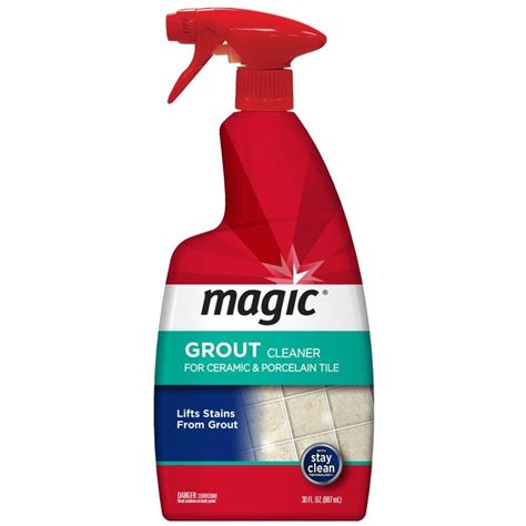 This professional strength formula quickly restores stained grout lines on tile floors without the need for heavy scrubbing. Magic 30-oz Grout Cleaner at Lowes.com