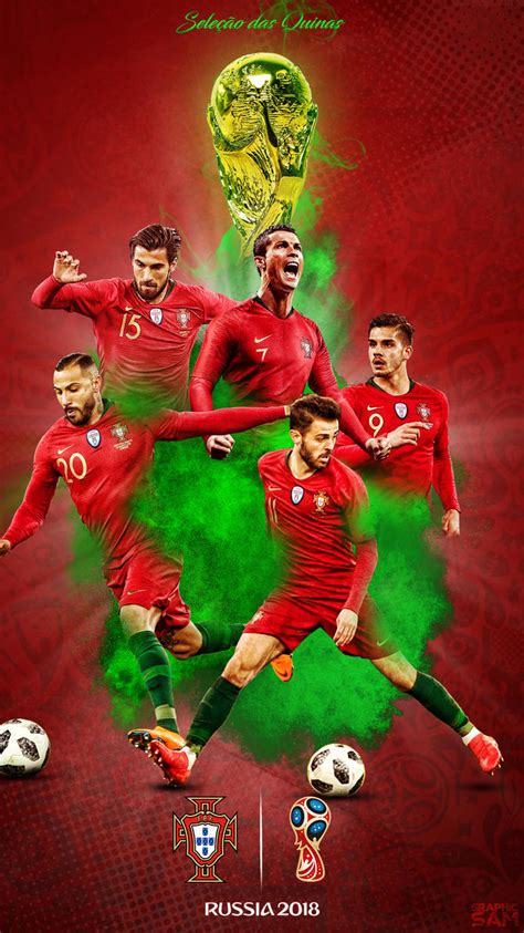 Portugal World Cup Phone Wallpaper 2018 By Graphicsamhd On Deviantart