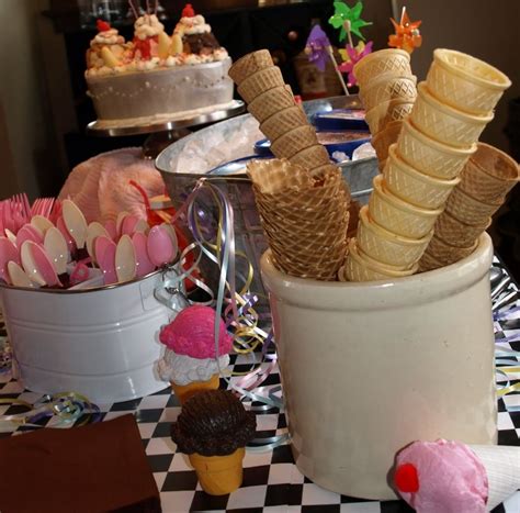 For Dessert Display An Ice Cream Bar Icecream Bar Fun Wedding