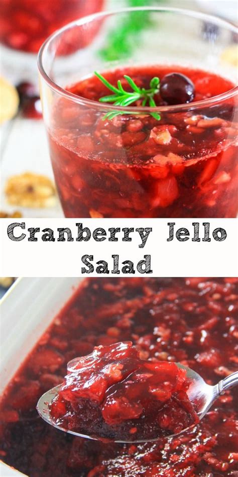 Cranberries and crushed pineapples married in a raspberry flavor jello, how delicious does that sound? A truly perfect addition to your Thanksgiving table! This Cranberry Jello Salad is loaded with ...