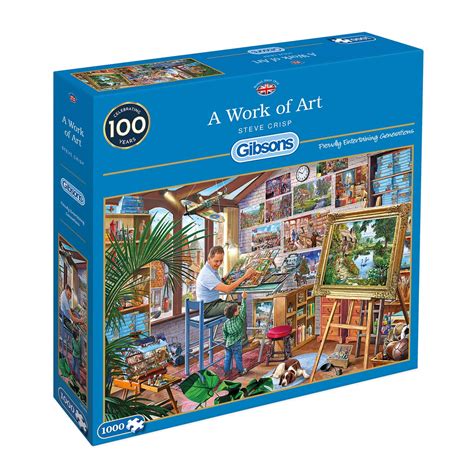 Gibsons A Work Of Art 1000 Piece Jigsaw Puzzle Toptoy