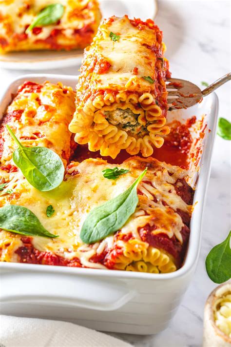 Spinach And Ricotta Lasagna Roll Ups All We Eat