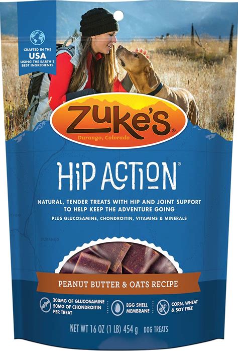 Buy Zukes Hip Action W Glucosamine And Chondroitin Dog Peanut Butter 1lb