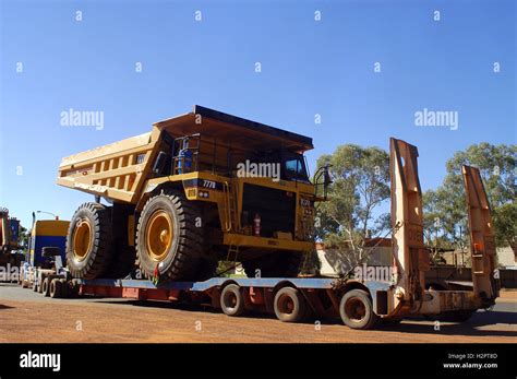 delivery of a truck for a goldmine Stock Photo - Alamy