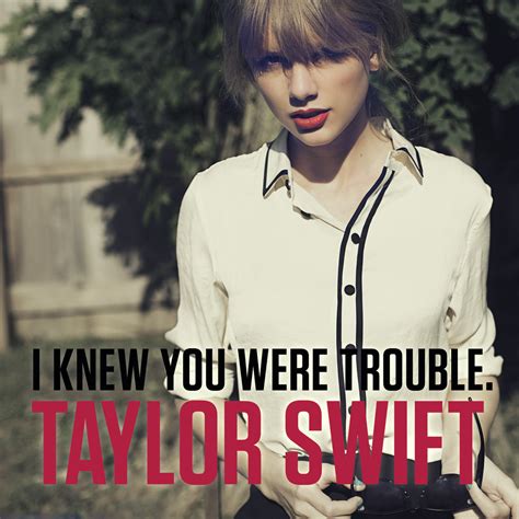 taylor swift i knew you trouble