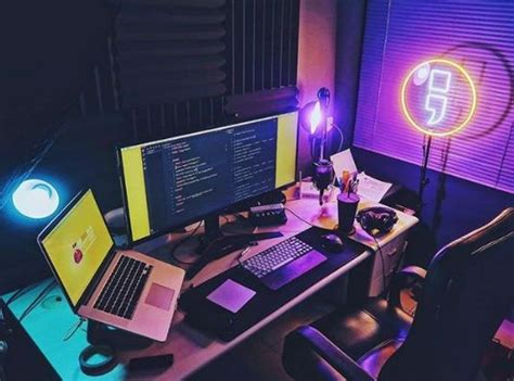Beautiful Setup⠀ Programmers Desk Desk Setup Computer Desk Setup
