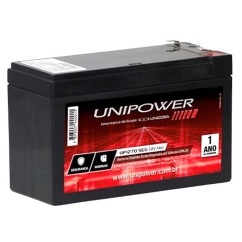 Bateria Selada Unicoba Unipower 12v 70ah Up1270seg Bateria P No