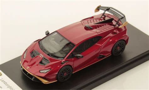 Diecast Model Cars Lamborghini Huracan 143 Look Smart Sto Metallic Red