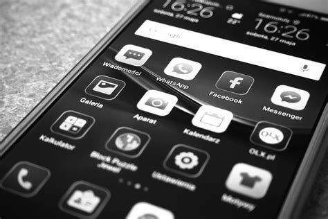 Free Stock Photo Of Black And White Cellular Telephone Device
