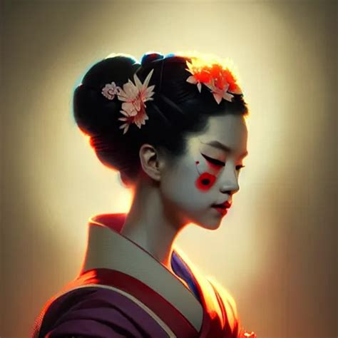 Pretty Geisha D And D Digital Painting Ultra Stable Diffusion Openart