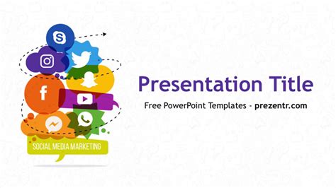 Free Social Media Presentation Template Free Printable Templates