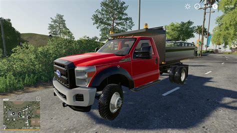 F550 Dump Truck V10 Mod Farming Simulator 19 Mod Fs19