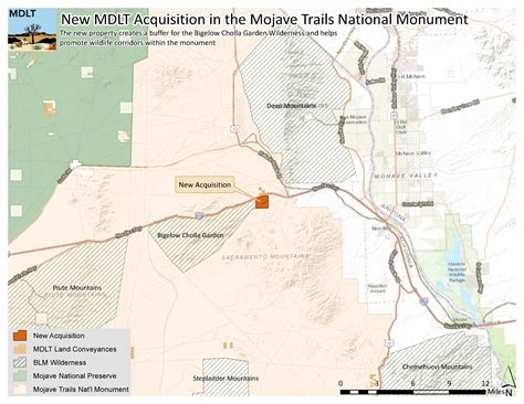 Map Mdlt Acquisition In Mojave Trails_121318 - Mdlt - Mojave California