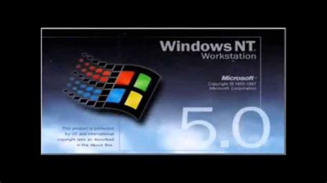 Windows Nt 50 Startup And Shutdown Sounds Youtube