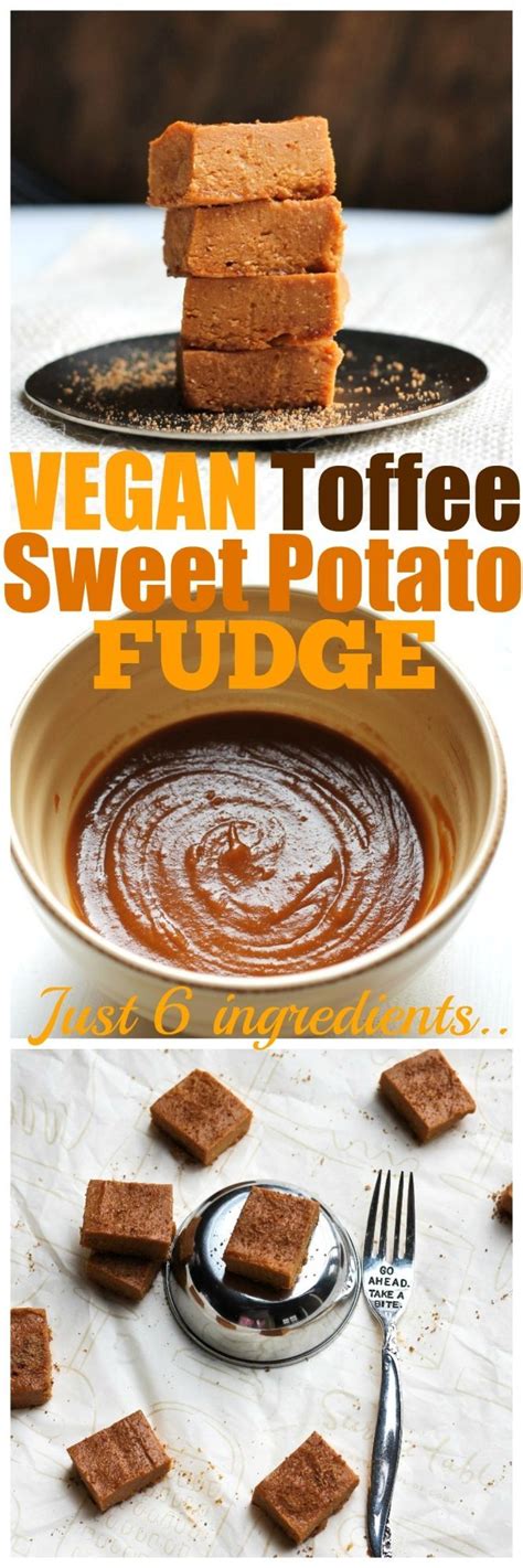 Vegan Toffee Sweet Potato Fudge Recipe Vegan Dessert Recipes Vegan