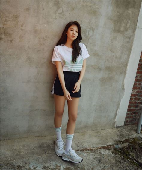 Blackpinks Jennie Is A Charming Adidas Model Daily K Pop News