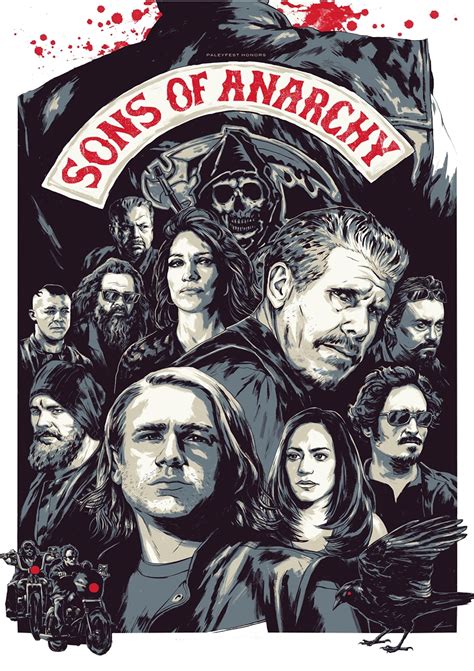 Sons Of Anarchy Tv Series Minimal Artwork Poster Etsy