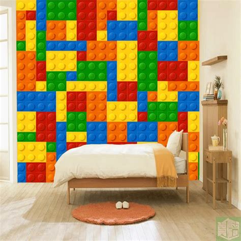 Best lego wallpaper, desktop background for any computer, laptop, tablet and phone. 3D Lego bricks Wallpaper Children's Playground Wall Murals ...