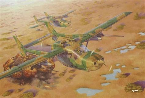 Reims Cessna Ftb337g Lynx Bush War Rhodesian Air Force Light Attack War