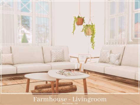 The Sims Resource Farmhouse Living Room