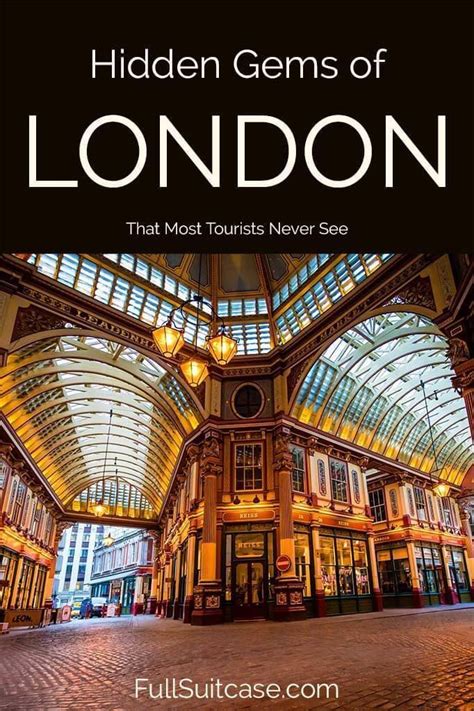 Hidden Gems Of London That Most Tourists Never See Map Visit