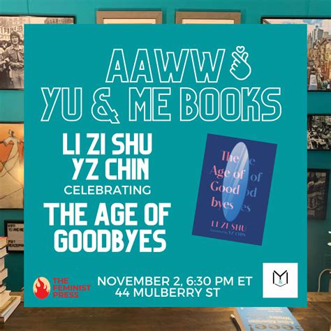 Live Aaww X Yu And Me Books Li Zi Shu And Yz Chin Celebrate The Age Of