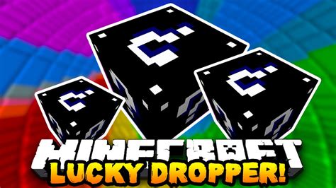 Minecraft The Lucky Block Dropper 2 Minecraft Mods Black Lucky