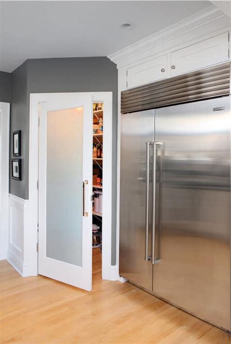 A hidden pantry door is a smart design trick to hide the storage room in ordinary apartments with a small footage. 9 Ideas for the Perfect Pantry Door - KnockOffDecor.com