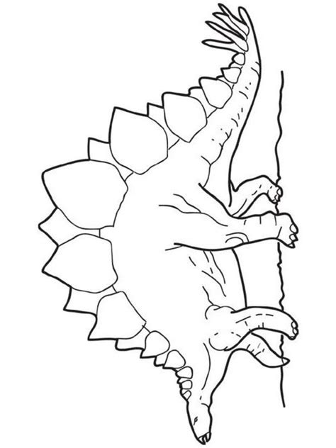 Dibujos Para Colorear Estegosaurio