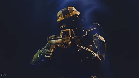 2048x1152 Master Chief Halo Photography 2048x1152 Resolution Wallpaper