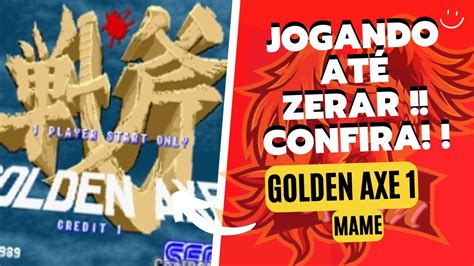 Game Play Golden Axe At Zerar Grande Sucesso Da Sega Para Os