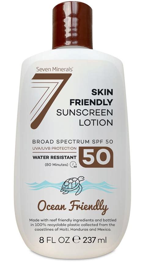 Seven Minerals Skin Friendly Sunscreen Lotion Spf 50 Ingredients