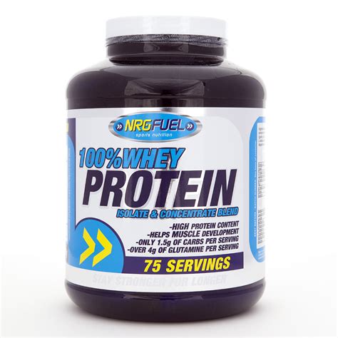 NRG Fuel 100% Whey Protein Amino Acid Glutamine | eBay