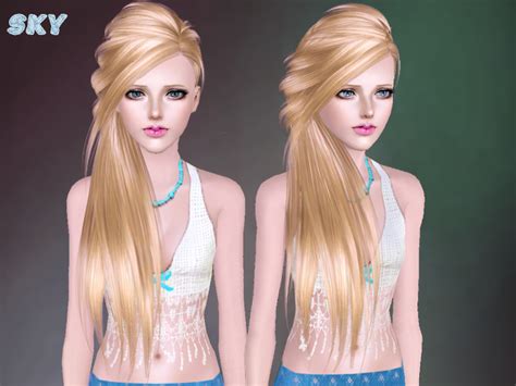Hairstyle 253 By Skysims By The Sims Resource Sims 3 Hairs