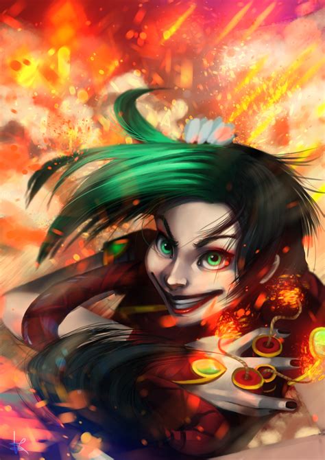 Jinx Firecracker League Of Legends By Haitikage On Deviantart