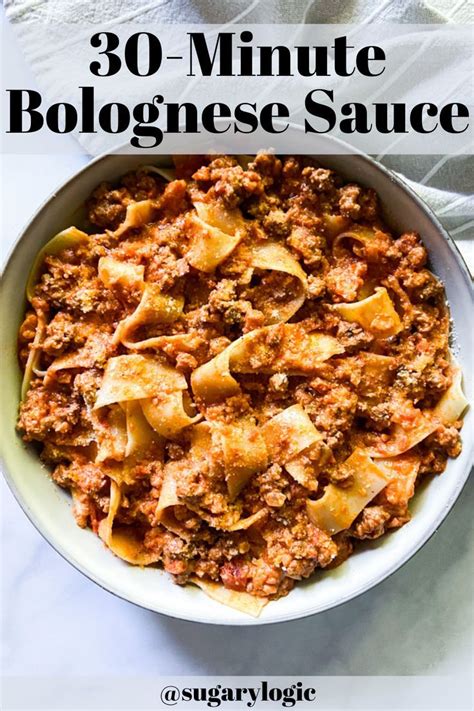 Easy Beef Bolognese Recipe Healthy Bolognese Sauce Marinara Sauce